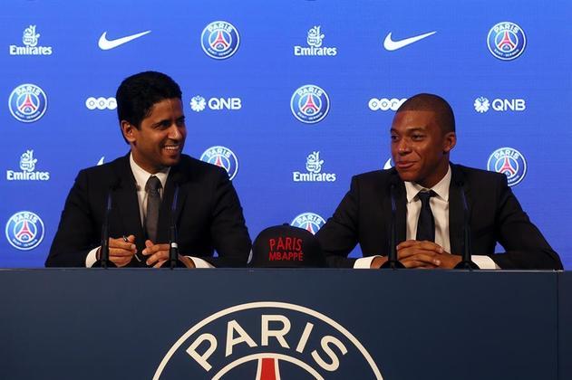 Após o final do empréstimo, Mbappé foi comprado em definitivo pelo PSG por 180 milhões de euros (R$ 1,1 bilhão na cotação atual)