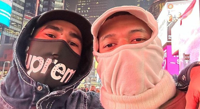 Achraf Hakimi e Kylian Mbappé são companheiros de equipe no PSG desde 2021; os dois são grandes amigos
