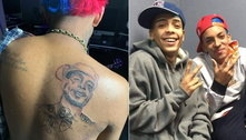 MC Brinquedo revela que fez tatuagem com o rosto de MC Kevin