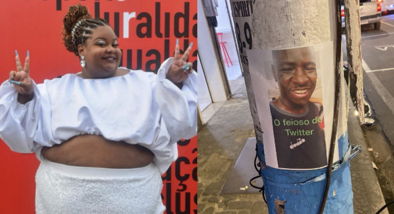 MC Carol espalha fotos de homem gordofóbico nas ruas do Rio de Janeiro
