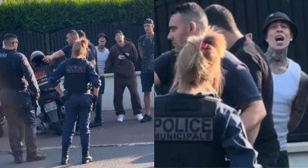 MC Daniel é parado pela polícia em Paris
