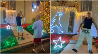 MC Daniel inaugura sua decoração extravagante de Natal (Reprodução/Instagram/@mcdaniell)