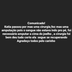 Marido deu detalhes do estado de saúde da cantora