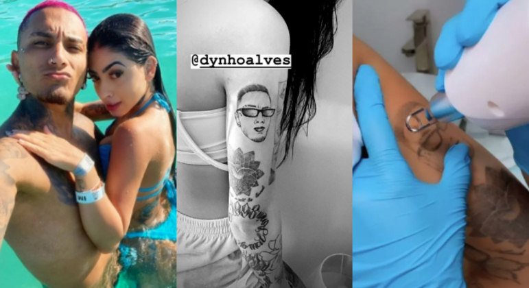 MC Mirella surpreende fãs ao remover tatuagem com rosto do ex