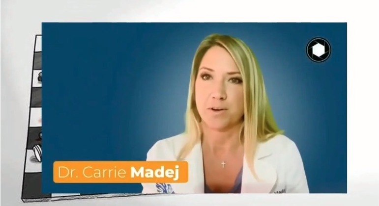 Vídeo antigo da osteopata Carrie Madej voltou a circular em aplicativos de mensagens

