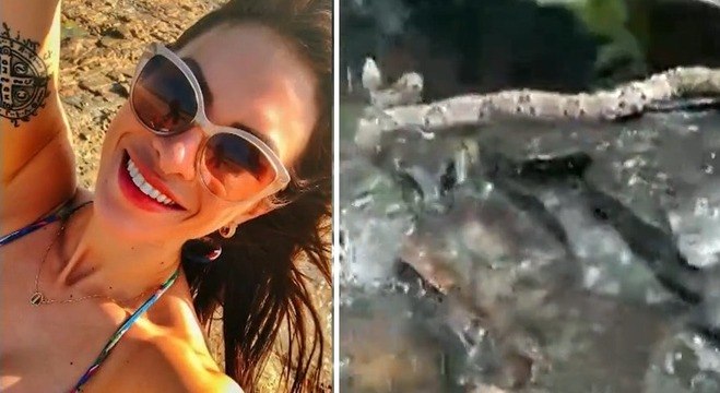  Dieynne Miranda Saugo foi picada duas vezes por cobra venenosa