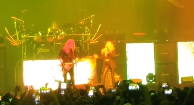 Megadeth em Paris com Electra Mustaine