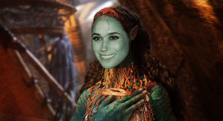 AvatarUma das franquias de maior sucesso da história do cinema parece uma boa opção para que Meghan retorne com tudo ao mundo do entretenimento. A duquesa poderia interpretar uma Na'vi da água ou mesmo uma das habitantes de outras regiões ainda não exploradas no planeta Pandora