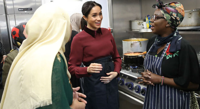 meghan markle cozinhando