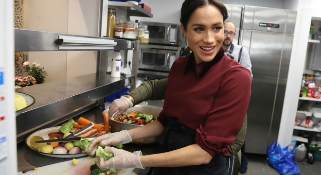meghan markle cozinhando