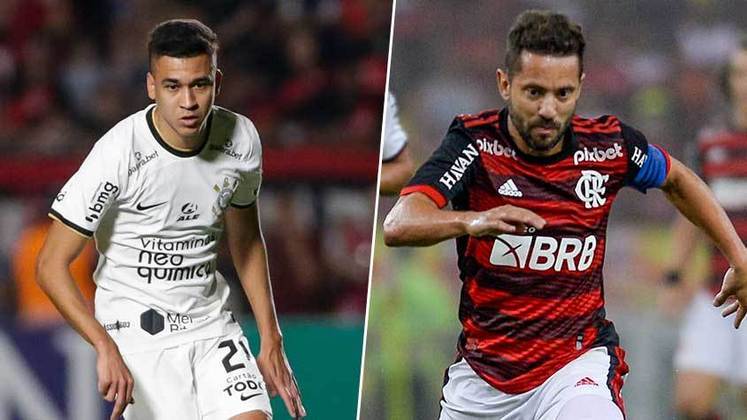 Meia: Cantillo (Corinthians) x Everton Ribeiro (Flamengo)