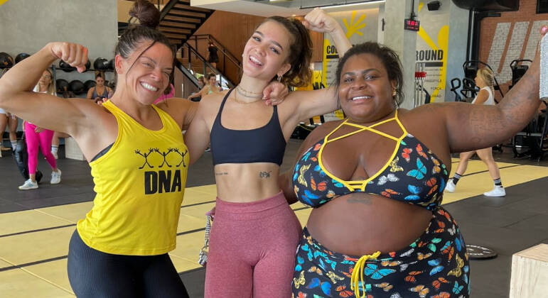 Mel Maia e Jojo Todynho se encontram na academia