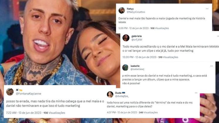 Nas redes sociais, vários internautas acreditam que tudo não passa de uma jogada de marketing para o casal estar nos holofotes e promover o tal vídeo: 