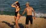 Mel Maia e MC Daniel curtem praia no Rio de Janeiro após término