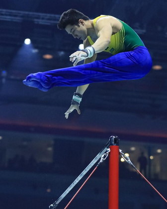 Arthur Nory — ginasta medalha de bronze nos Jogos Olímpicos do Rio, no ano passado conquistou o terceiro lugar no mundial de ginástica, na barra fixa