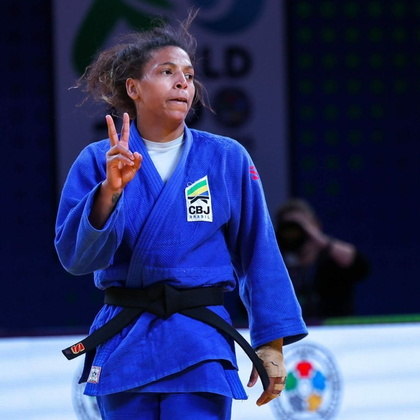 Rafaela Silva — judoca foi campeã mundial em 2022 na categoria até 57 kg