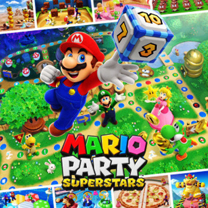Melhor Jogo Para a Família: It Takes Two, Mario Party Superstars  (foto), New Pokémon Snap, Super Mario 3D World + Bowser's Fury e WarioWare: Get It Together!