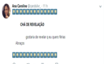 Meme chá de revelação Twitter