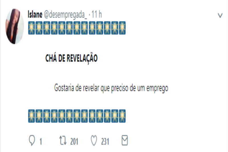 'Chá de revelação' agora é meme e brincadeiras viralizam no Twitter ...