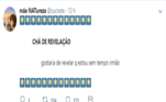 Meme chá de revelação Twitter