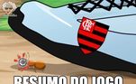 Rivais não perdoam e zoam muito o Corinthians após goleada de 5 a 1 do Flamengo