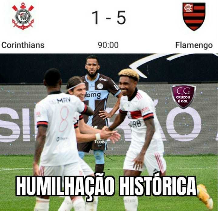 Rivais Nao Perdoam Goleada Sofrida Pelo Corinthians Veja Memes Fotos R7 Fora De Jogo