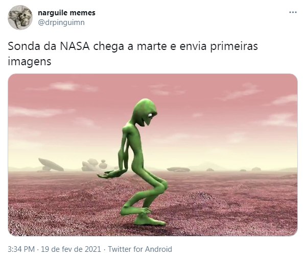 Feito rendeu uma série de memes antes mesmo que a primeira foto fosse divulgada