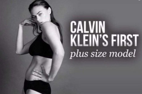 Modelo plus size da Calvin Klein volta a gerar polêmica - Prisma - R7  Blog da DB