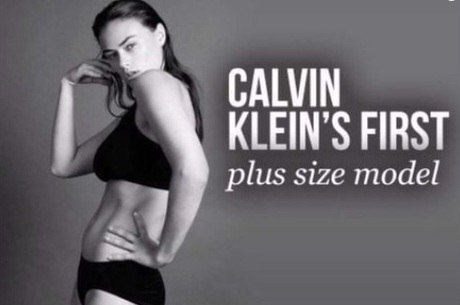 Modelo plus size da Calvin Klein volta a gerar polêmica - Prisma