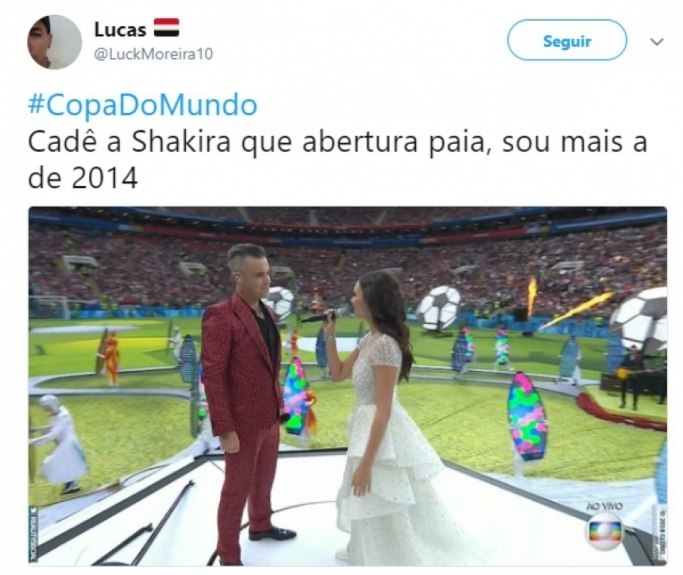 Shakira, Gasparzinho e Fuleco: memes tomam conta da abertura da Copa