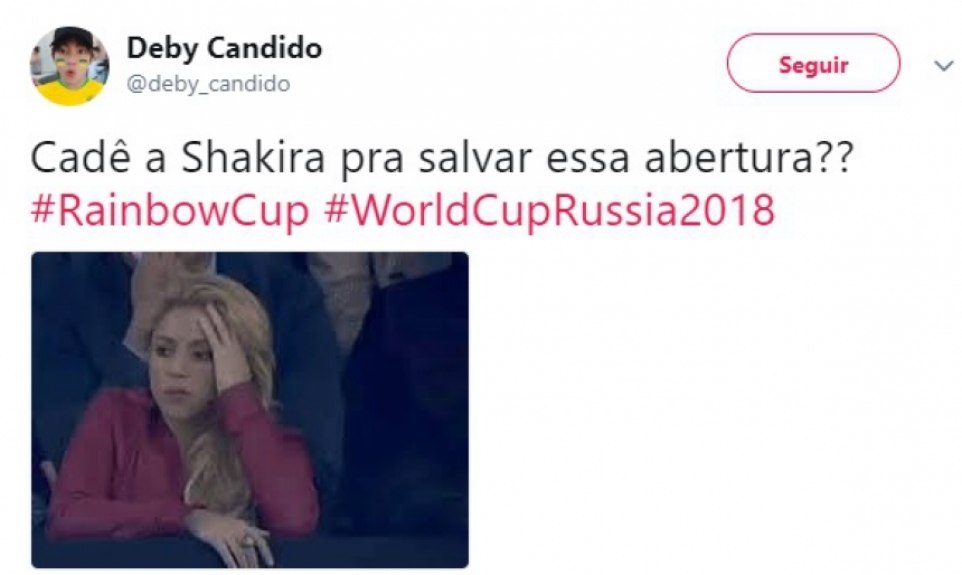 Shakira, Gasparzinho e Fuleco: memes tomam conta da abertura da Copa