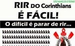 Rivais não perdoam e zoam muito o Corinthians após goleada de 5 a 1 do Flamengo