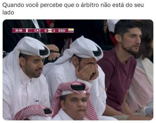 Memes da Copa do Mundo - Baixa qualidade da seleção do Qatar virou motivo para piadas.