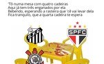 Eliminações de Corinthians e Santos, na Copa do Brasil, do São Paulo, na Copa Sul-Americana, viram piada na internet