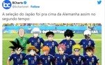 Torcedores brasileiros recorreram aos animes para falar da seleção japonesaAlemanha leva virada do Japão; Argentina, da Arábia! Confira a lista com as maiores zebras das Copas