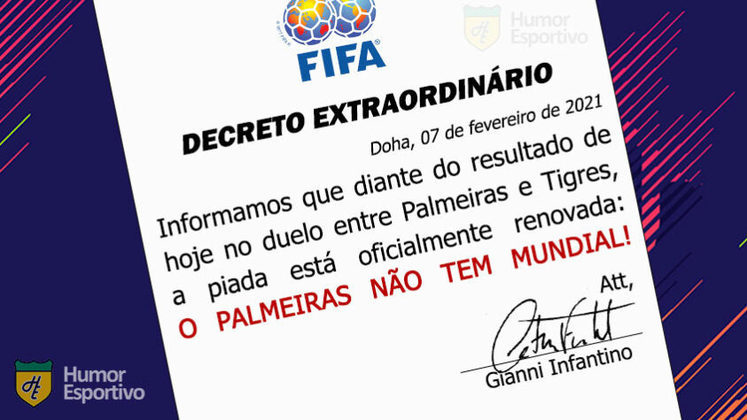 Piada renovada: veja os memes da derrota do Palmeiras no Mundial