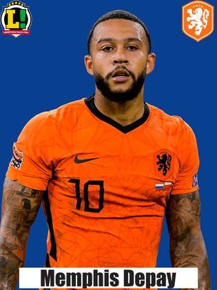 MEMPHIS DEPAY - 5,5 - Entrou no intervalo e mostrou-se muito aguerrido em campo. Contudo, estava bem longe de um dia inspirado.