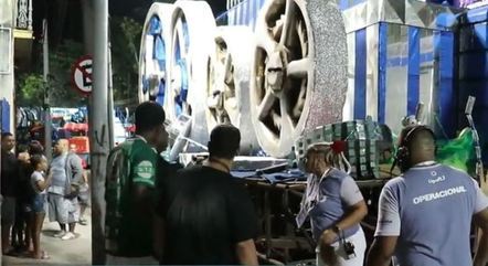 Acidente aconteceu durante o Carnaval do Rio