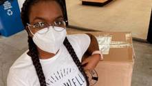 Garota californiana monta kits de autocuidado para doar a meninas em situação de vulnerabilidade