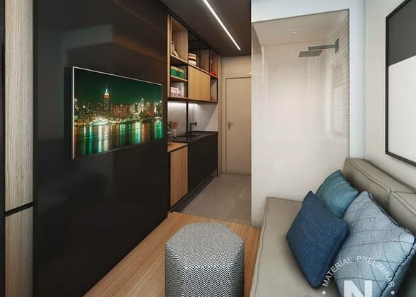 Condomínio no bairro Santa Cecília, em São Paulo, tem apartamentos de 10m², avaliados em R$ 200 mil