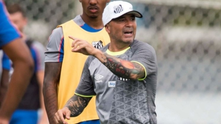 Mentalidade e intensidade: Jorge Sampaoli espera do Santos um time ofensivo, que priorize a posse de bola