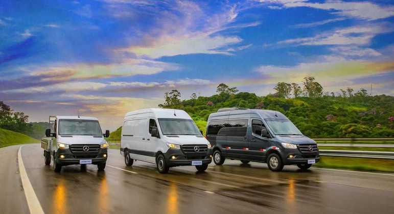 Mercedes-Benz Sprinter 417 pode levar até 4,1 toneladas e 517 pode transportar até 5 toneladas