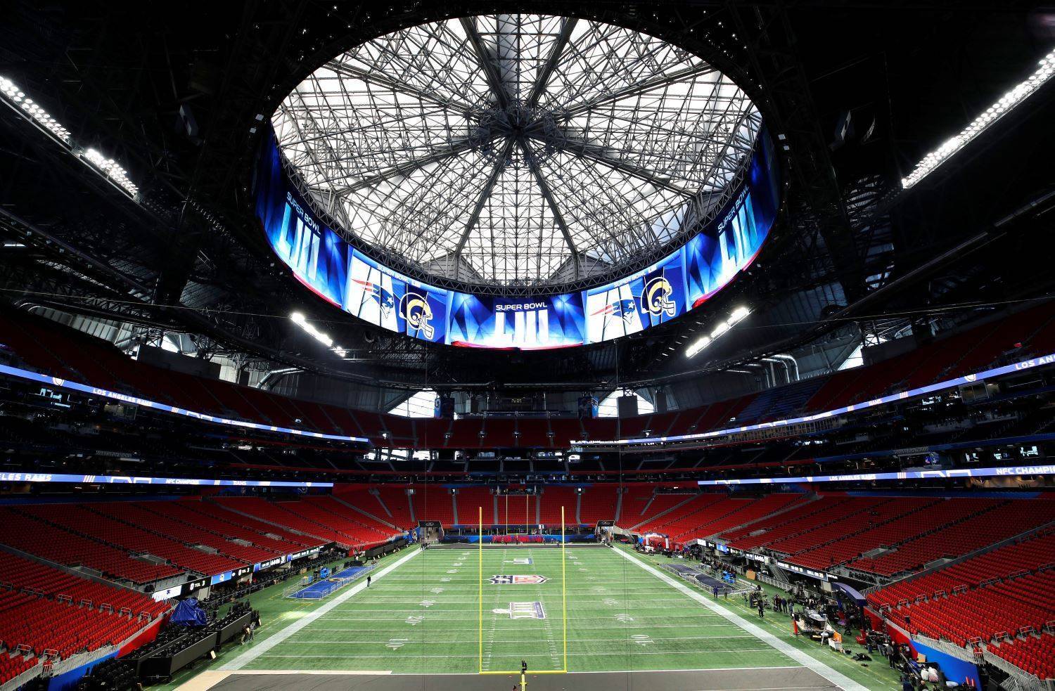 Conheça o estádio que será palco do Super Bowl entre Patriots e Rams