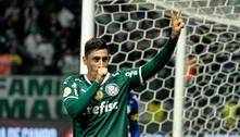 Com um expulso, Merentiel marca e Palmeiras vence o Santos no Allianz