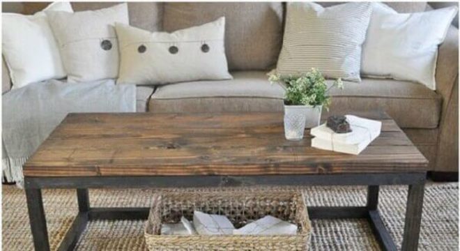Mesa de centro, DIY baratinhos para decorar sua casa