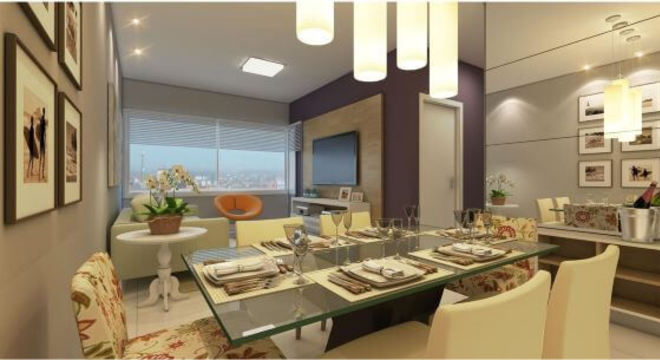 mesa de jantar de vidro