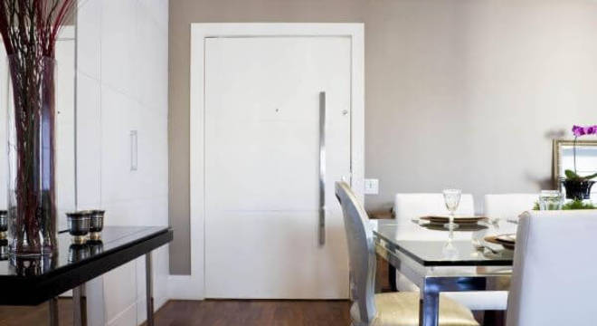 mesa de jantar de vidro
