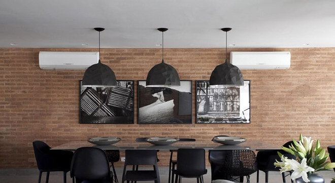 Mesa retangular ampla para sala de jantar