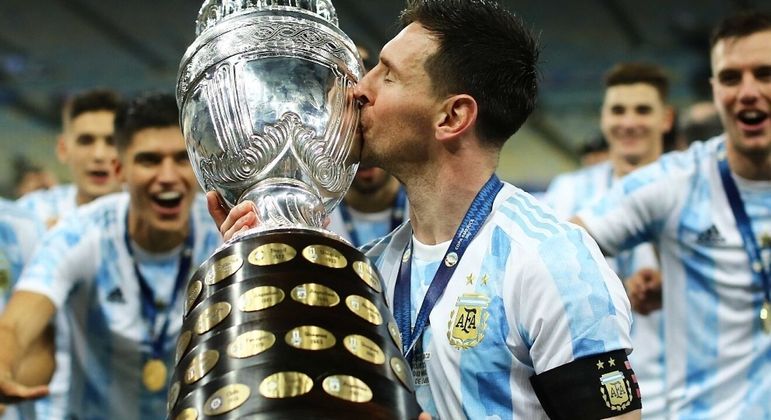 A Copa América foi a primeira conquista de Messi com a seleção argentina principal. Não bastou
