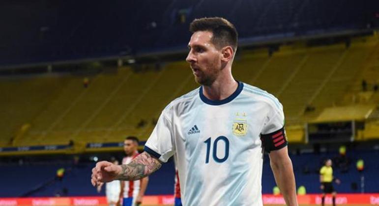 Messi é o grande nome da seleção argentina